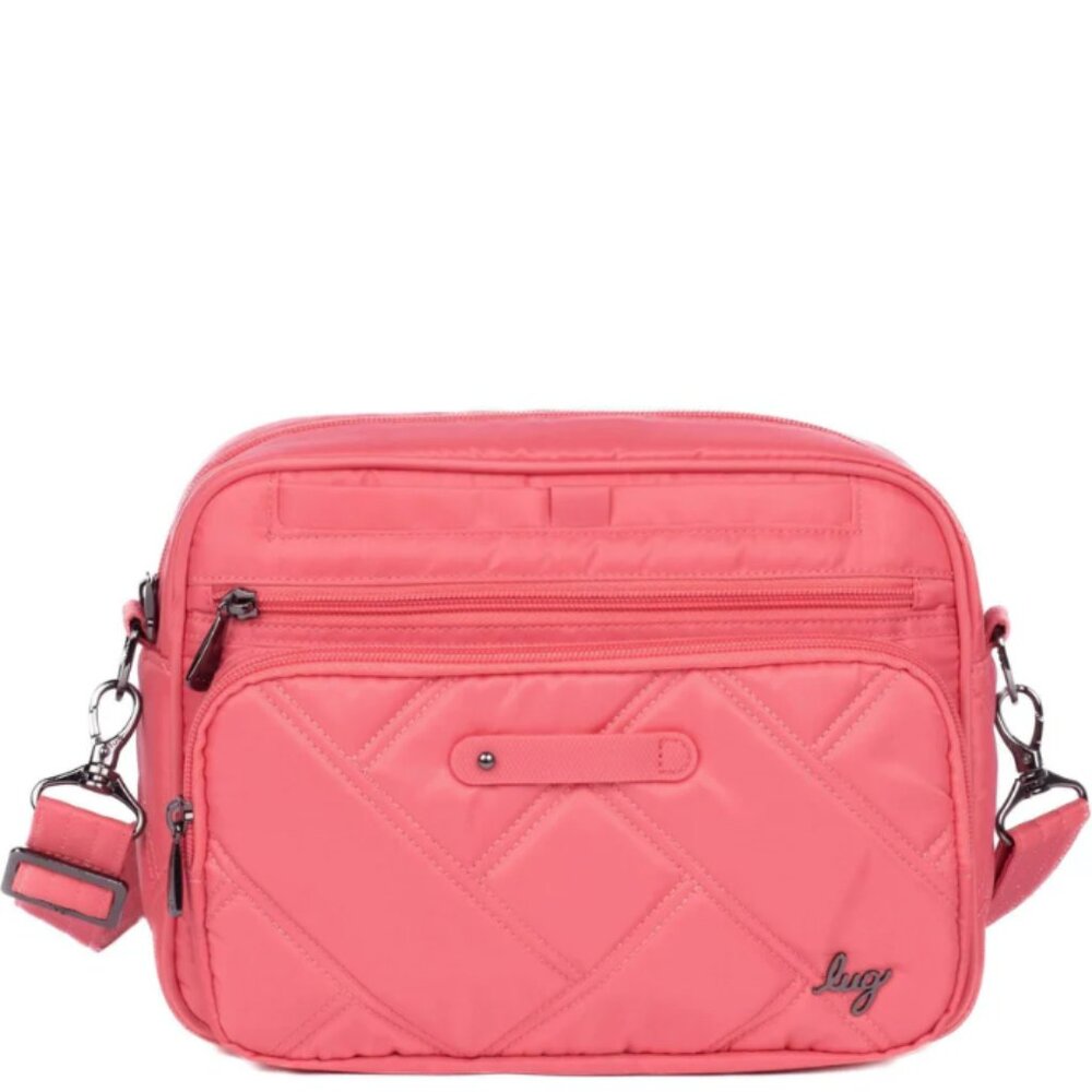 New (without tags attached) Lug Carousel XL 2 Crossbody Bag in Watermelon